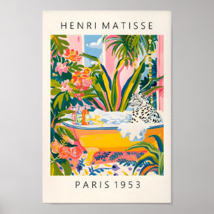 Impressão de Arte Leopardo-da-Neve, Poster Matisse