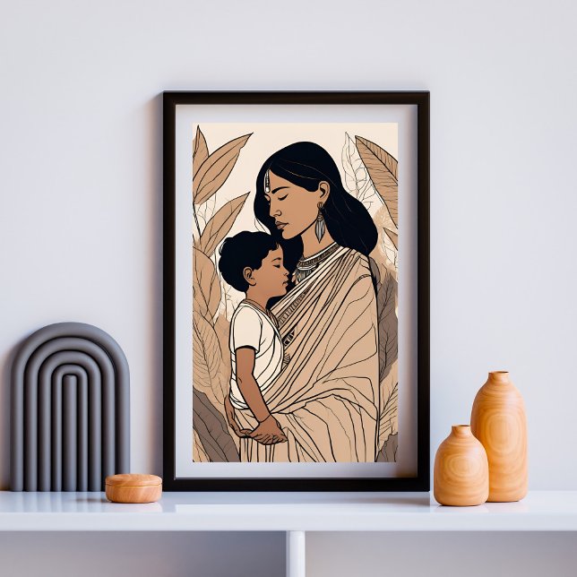 Impressão de Arte Maatr Sânscrita (Criador carregado)