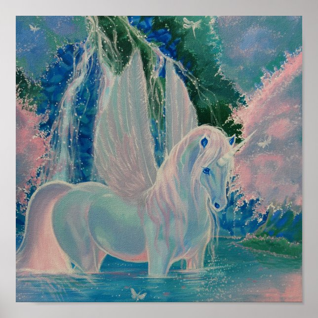 impressão de Arte "Mundo Iridescente" (Frente)