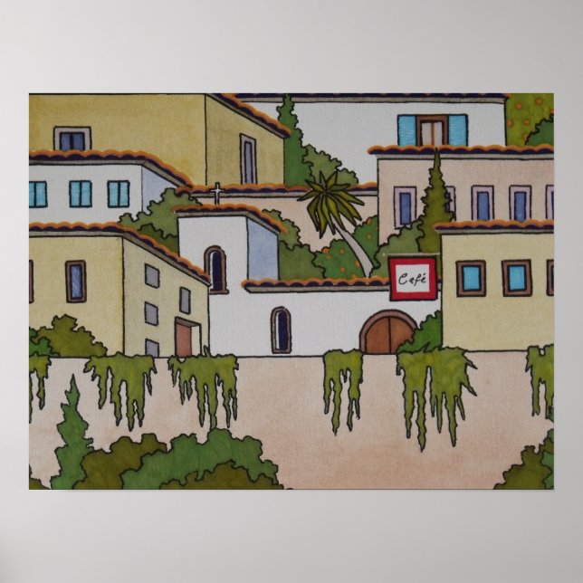 Impressão de arte original - Uma caminhada em Gran (Frente)