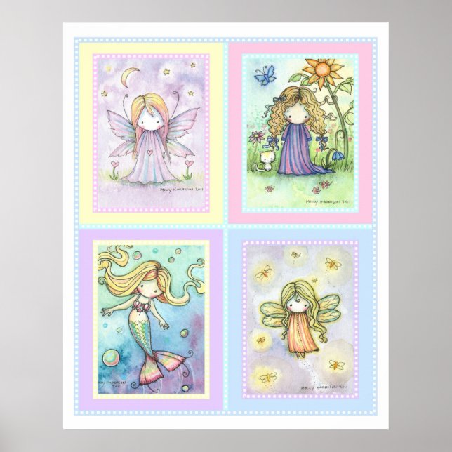 Impressão de Arte para Berçário por Molly Harrison (Frente)