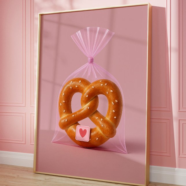 Impressão de Arte Pretzel, Cozy Bakery Wall (Bakery art)