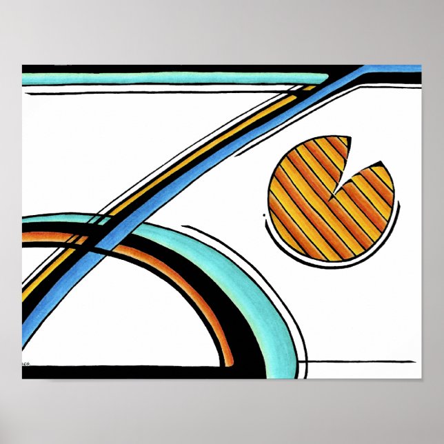 Impressão de Arte Retroativa (Frente)