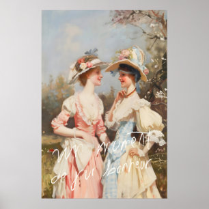 Impressão de Arte Rococó Piquenique à Beira do Lag