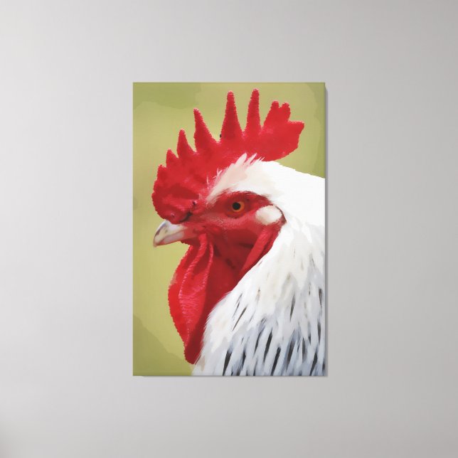 IMPRESSÃO DE ARTE ROOSTER CANVAS COM SEDE (Frente)