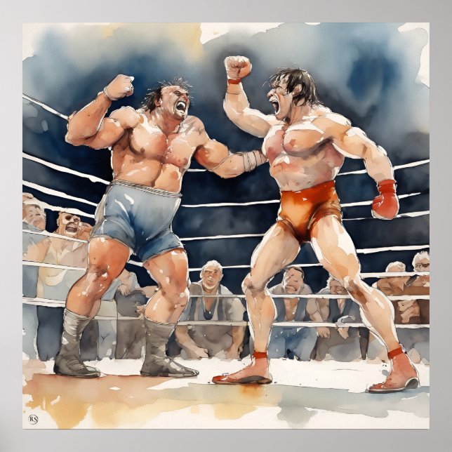Impressão de Arte Watercolor de Concurso (Frente)