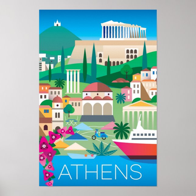 Impressão de Atenas (Frente)