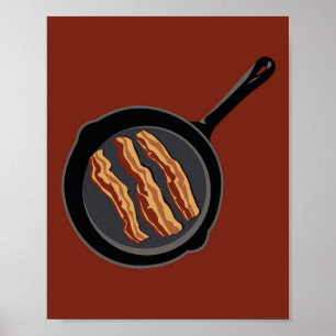 Impressão de bacon