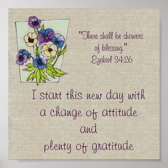 Impressão de bênçãos (Frente)