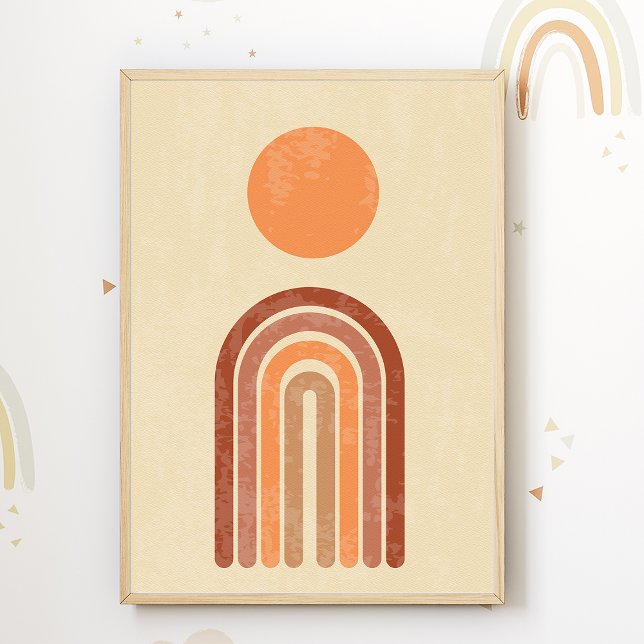 Impressão de Berçário Arco-íris Boho Decoração de  (Criador carregado)