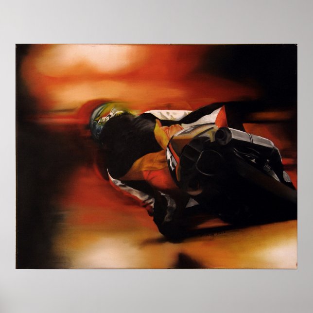 Impressão de bicicleta desportiva (Frente)