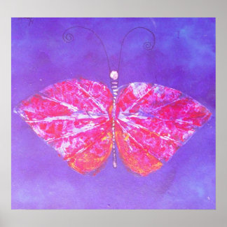 impressão de borboleta