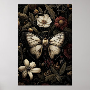 Impressão de Borboleta de Mariposa Florestal, Escu