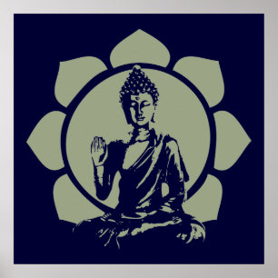 Impressão de Buddha Lotus