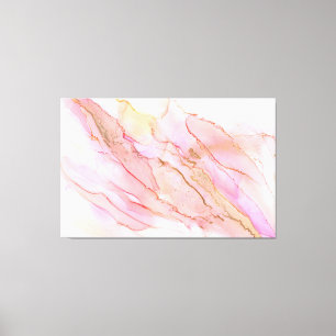 Impressão de Canvas de 3 painéis com tinta alcoóli