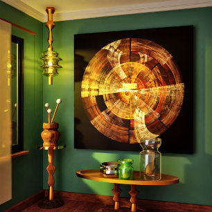 Impressão de Canvas de arte de Abstrato de integr