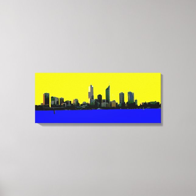 Impressão de canvas de arte do skyline da Austráli (Frente)