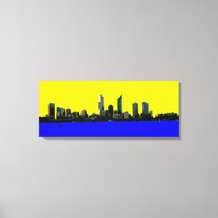 Impressão de canvas de arte do skyline da Austráli