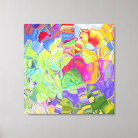 Impressão de Canvas de de cor líquida