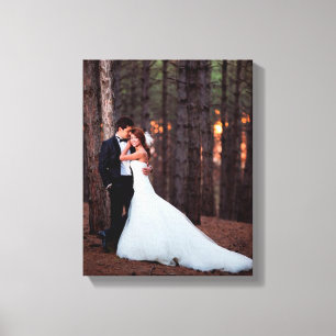 Impressão de Canvas de Fotografia de Casamento Per