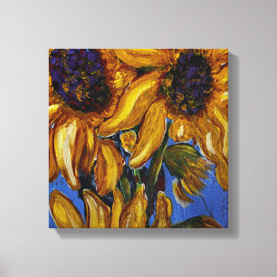 Impressão de canvas de girassóis