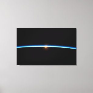 Impressão de Canvas de linha azul fina