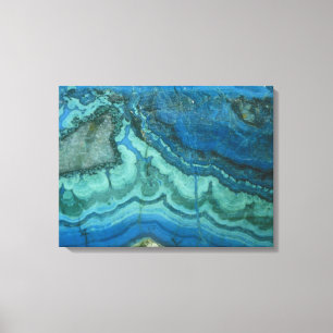 Impressão de Canvas de Malachite Azurite