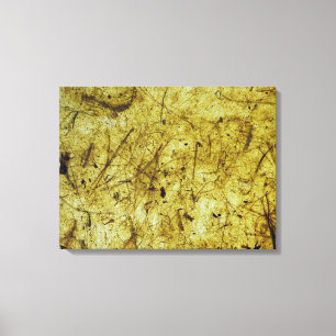 Impressão de Canvas de Papel Banana Amarelo