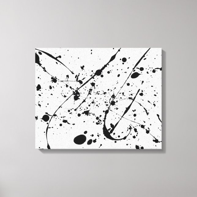 impressão de canvas de  preta (Frente)