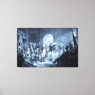 Impressão de canvas de Washington e Generais