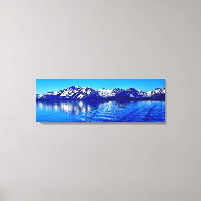impressão DE CANVAS DO LAGO GORGEOSO DE 36" X 12" (Frente)