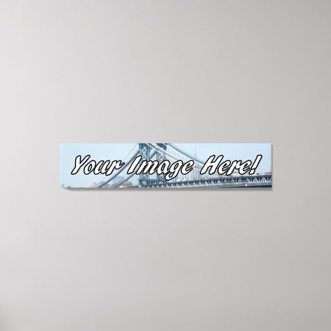 Impressão de Canvas do Panorama Personalizado (Frente)