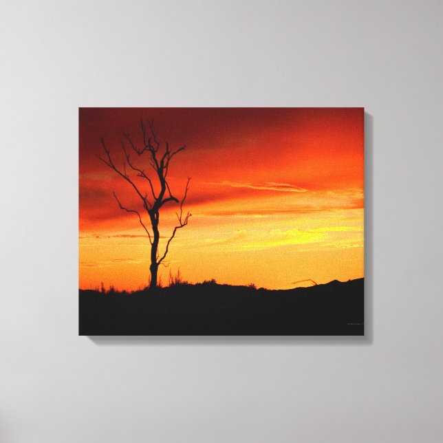 Impressão de Canvas sunset da Califórnia (Frente)