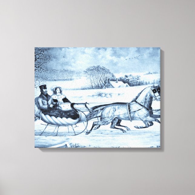 impressão de canvas "Trilha Leve" (tom de selênio) (Frente)