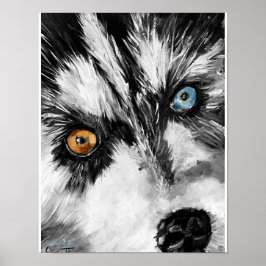 Impressão de Cão Leve do Alasca "Vamos Executar"