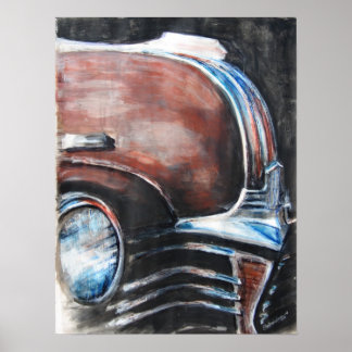 Impressão de carro de ferro