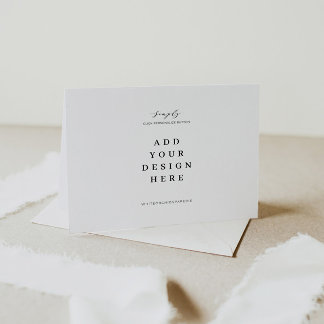 Impressão de Cartão de Agradecimento Doblado 7"x5"