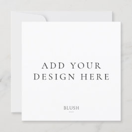 Impressão de Cartão de Convite Quadrado