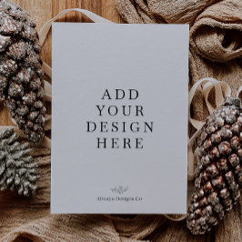 Impressão de cartão de feriado de 5 x 7"