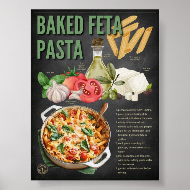 Impressão de cartão de receita de café com Feta co (Frente)