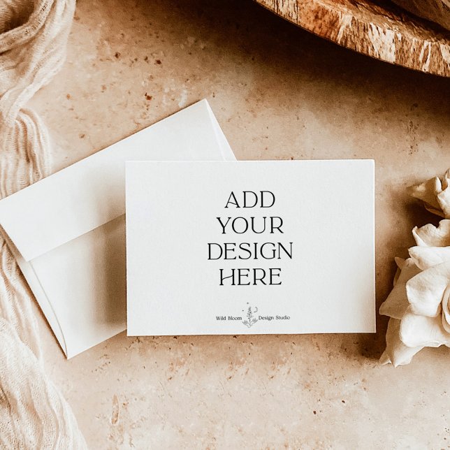 Impressão de Cartão de Resposta Horizontal de 3,5x (Criador carregado)