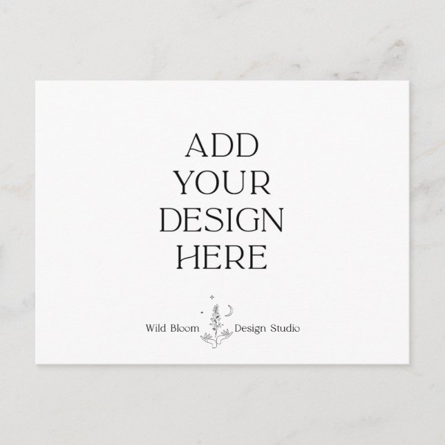 Impressão de Cartão Postal | Carregue seu próprio  (Frente)