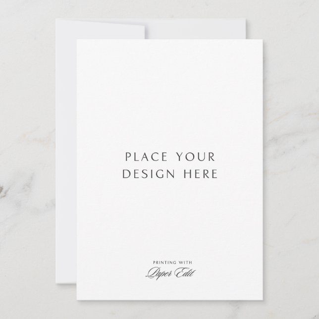 Impressão de cartões 5" x 7" (Frente)