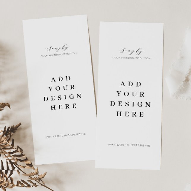 Impressão de Cartões do Programa de 4"x9" (Criador carregado)