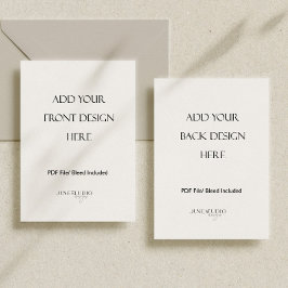 Impressão de Cartões Frente e Verso 5x7"