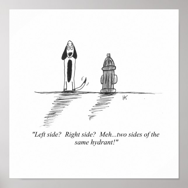 Impressão de Cartoon Gag (Frente)