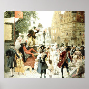 Impressão de Cena de Teatro Klimt Hatenurst