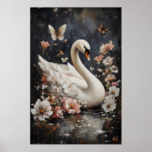 Impressão de Cisne de Flor Mal-humorada, Impressão