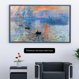 Impressão de Claude Monet, Beleza da Ascensão Filh
