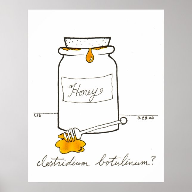 Impressão de Clostridium Botulinum (Frente)